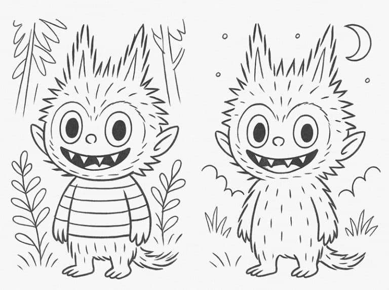 Labubu-Ausmalbilder kostenlos zum Ausdrucken