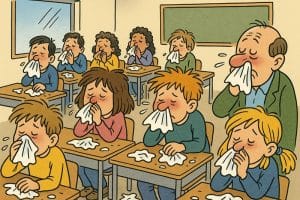 Entschuldigung für die Schule als PDF-Vorlage