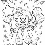 Schöne Karneval-Ausmalbilder als PDF zum Ausdrucken