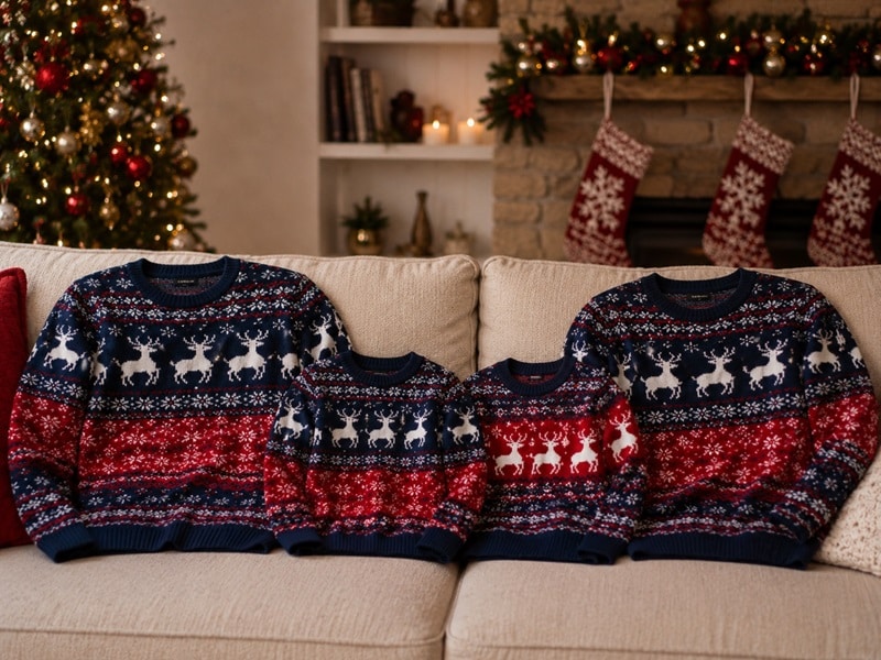 Die 20 besten Familien-Weihnachtspullover - Matching-Looks für Eltern und Kinder
